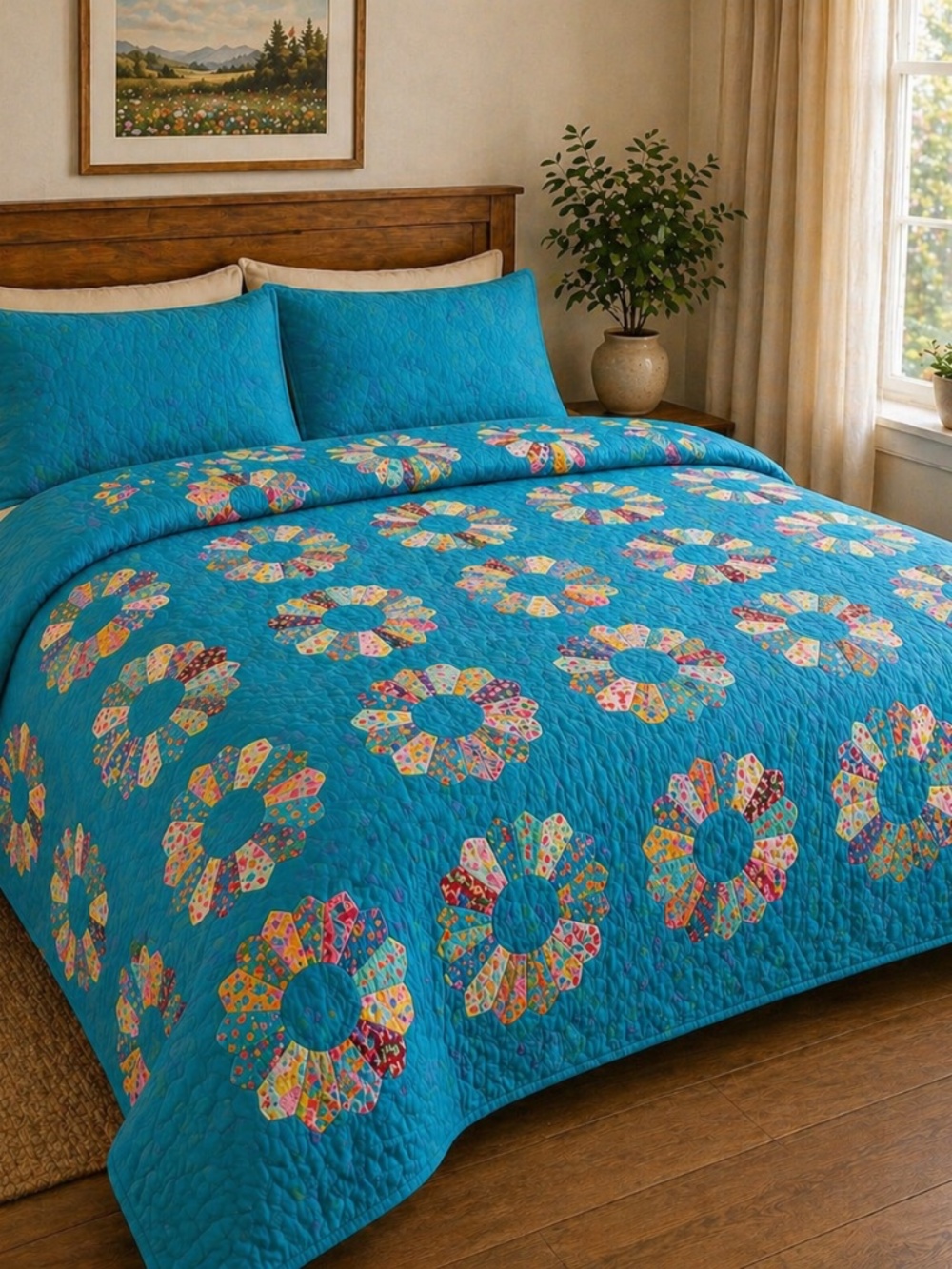 Vintage Handmade Patchwork Quilt- 70*80